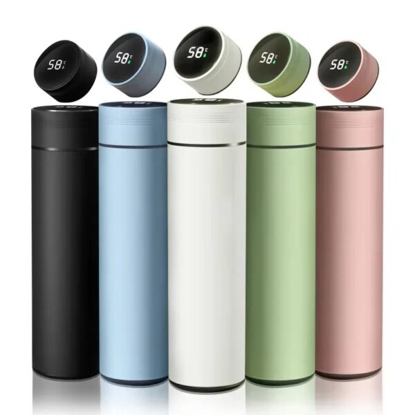 500Ml Thermos Bottle Smart Cup Digital With Temperature Display 304 Stainless Steel Vacuum Insulated Intelligent Coffee Cup - Image 2