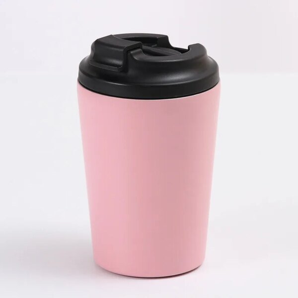 Simple and Stylish Vacuum Flask Coffee Cup304 Stainless Steel American Style Portable for Travel Vehicle-mounted Leak-proof Cup - Image 4